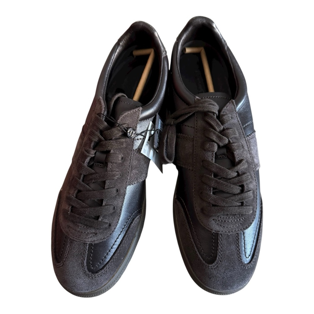 Massimo Dutti Women’s Leather & Suede Sneakers Brown EUR 42 / US 11 / UK‎ 9